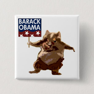 Hamsters for Barack Obama Button