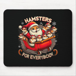 Hamsters For Everybody Christmas Pajamas Hamster K Mouse Pad