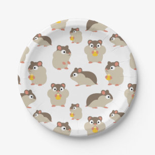 Hamsters Paper Plate