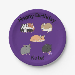 Hamsters Paper Plate