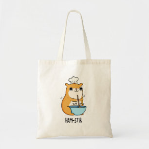 Hamstir Funny Chef Hamster Pun Tote Bag