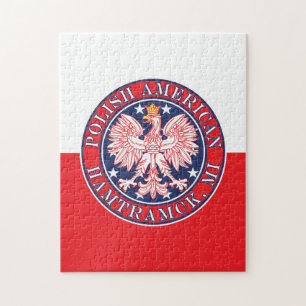 Hamtramck Michigan Polish Eagle Jigsaw Puzzle