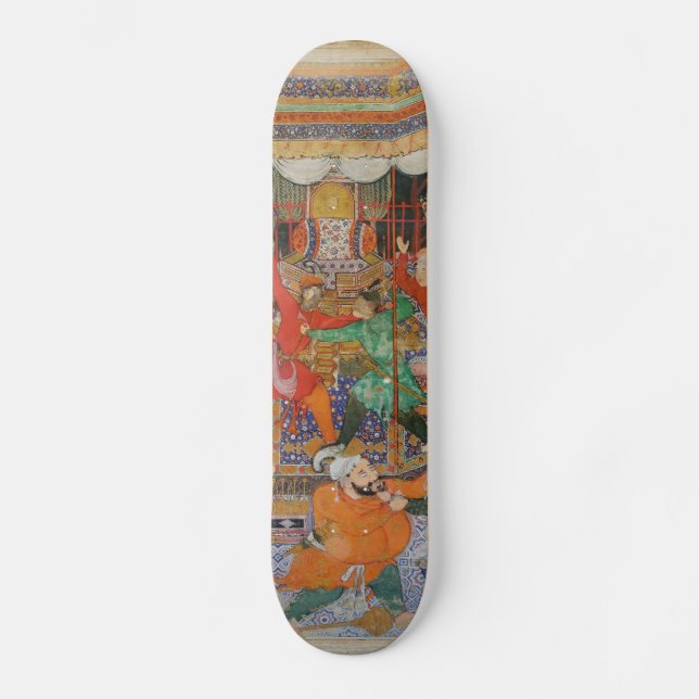 Hamza's Heroes Fight in Support of Qasim Dasavanta Skateboard (Front)