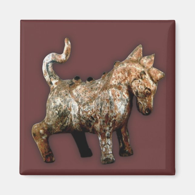Han Dynasty artifact terracotta horse Magnet (Front)