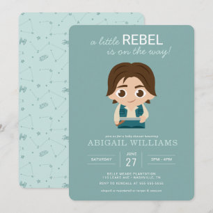 Han Solo   Invitation à la Baby Shower Rebelle