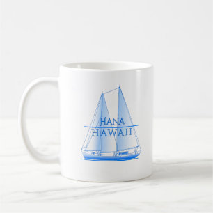 Hana Coastal Nautical Sailing Sailor Coffee Mug