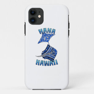 Hana Hawaii Vacation Tribal Stingray iPhone 11 Case