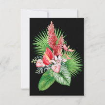 Hana hou! (Black) Hawaiian Flower Arrangement