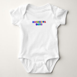 Hanabata Days Rainbow Colours Baby Bodysuit