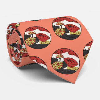 Hanafuda "Kiku-ni-sakazuki" Tie