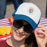 Hanalei Bay, Kauai Faded Classic Style Trucker Hat<br><div class="desc">Hanalei Bay,  Kauai. Every day can be a vacation day and the attitude starts here. Let yourself get swept away in the island vibe as you start your day. The classic worn in surfer style of this 70s and 80s throwback.</div>
