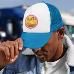 Hanalei Bay Kauai Vintage Beach Sunrise Surf Trucker Hat<br><div class="desc">Your favourite place on earth. Any day can be a beach day. Your vacation starts now.</div>