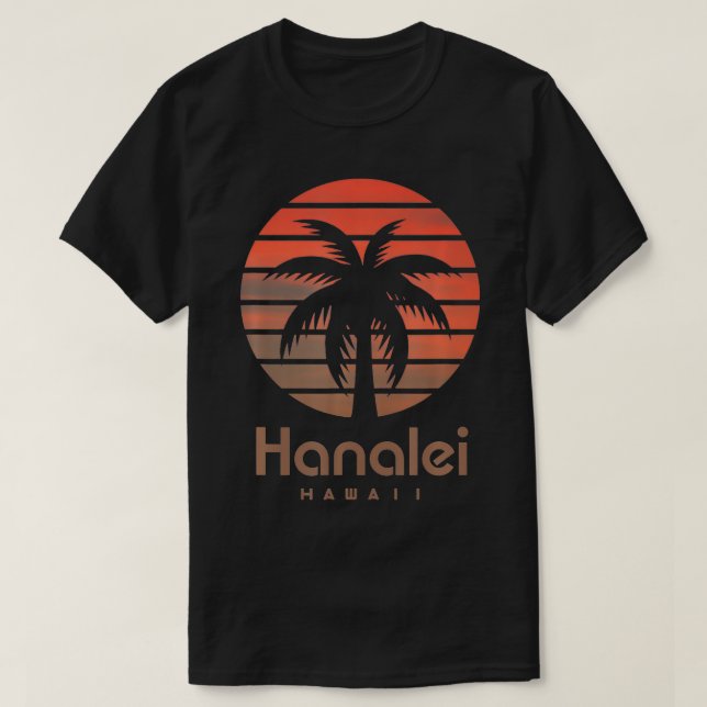 Hanalei Hawaii  T-Shirt (Design Front)