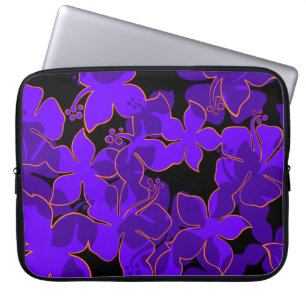 Hanalei Hawaiian Floral Neoprene Wetsuit Laptop Sleeve