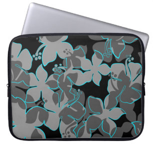 Hanalei Hawaiian Floral Neoprene Wetsuit Laptop Sleeve