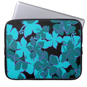 Hanalei Hawaiian Floral Neoprene Wetsuit Laptop Sleeve