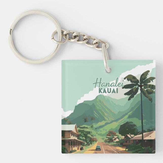 Hanalei Kauai Hawaii Bay Mounts Green (Devant)