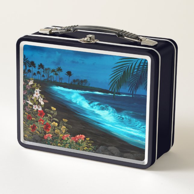 Hanalei Moon Retro Lunch Box (Front)