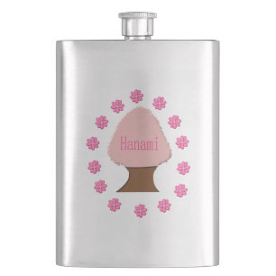 Hanami Japanese Cherry Tree Hip Flask