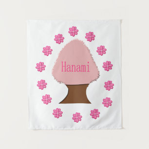 Hanami Japanese Cherry Tree Tapestry