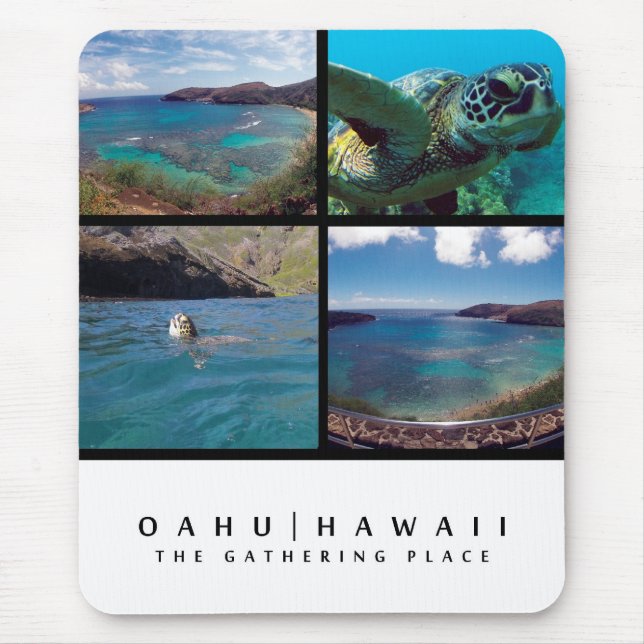 Hanauma Bay Hawaii  - Oahu Island Mouse Pad (Front)