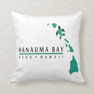 Hanauma Bay Hawaii Pillow