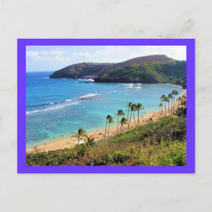 Hanauma Bay, Honolulu, Oahu, Hawaii View Postcard