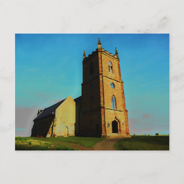 Hanbury Church Postcard (Front)