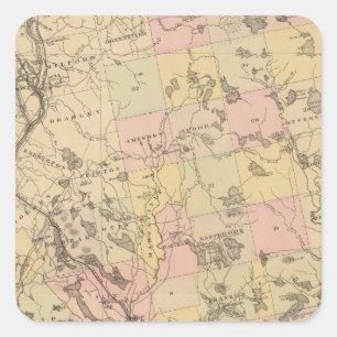 Hancock County, Maine Square Sticker