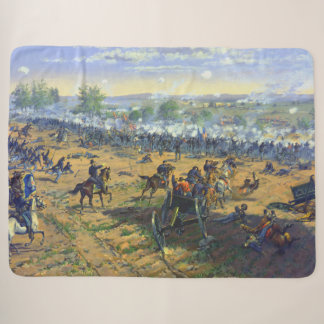Hancock Gettysburg Pickett's Charge Thure Thulstru Sherpa Blanket