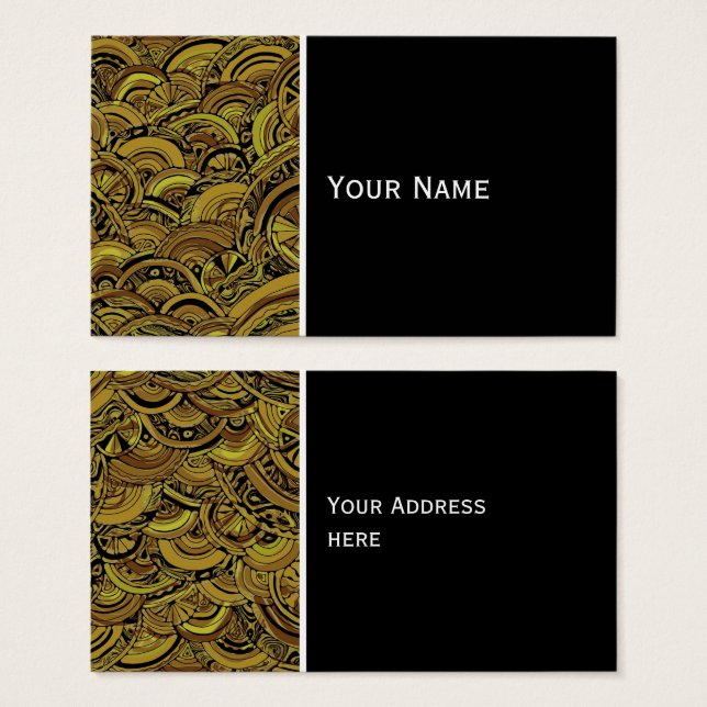 Hand And Digitally Painted Pattern Art 15 (Front & Back)