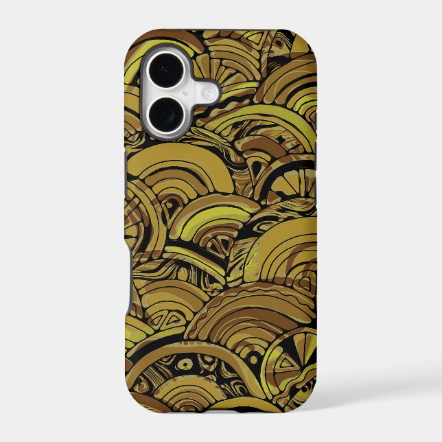 Hand And Digitally Painted Pattern Art 15 (Back)