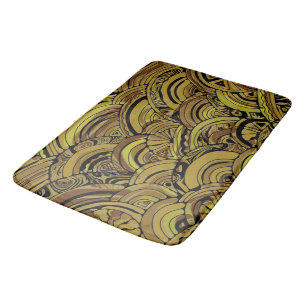 Hand And Digitally Painted Pattern Art 15 Bath Mat