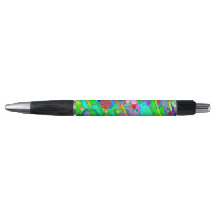 Hand And Digitally Painted Pattern Art 18 Pen