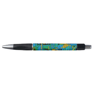 Hand And Digitally Painted Pattern Art 21 Pen