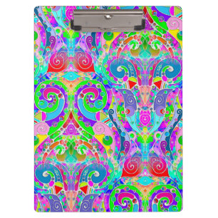 Hand And Digitally Painted Pattern Art 22 Clipboard