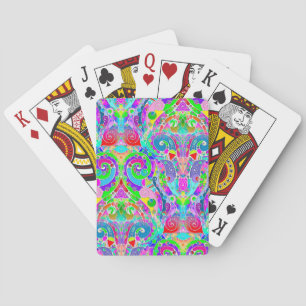 Hand And Digitally Painted Pattern Art 22 Playing Cards