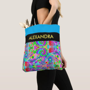 Hand And Digitally Painted Pattern Art 22 Tote Bag