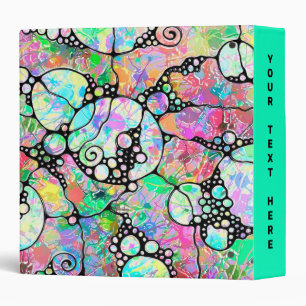 Hand And Digitally Painted Pattern Art 31 Binder