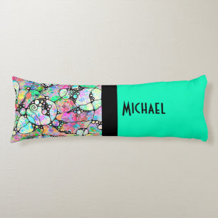 Hand And Digitally Painted Pattern Art 31 Body Pillow