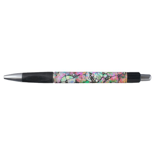 Hand And Digitally Painted Pattern Art 31 Pen (Front)
