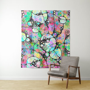 Hand And Digitally Painted Pattern Art 31 Tapestry