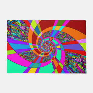 Hand And Digitally Painted Pattern Art 3 Doormat