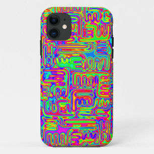 Hand And Digitally Painted Pattern Art 42 iPhone 11 Case