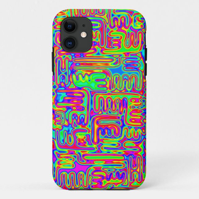 Hand And Digitally Painted Pattern Art 42 Case-Mate iPhone Case (Back)