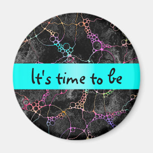 Hand And Digitally Painted Pattern Art 44 Magnet