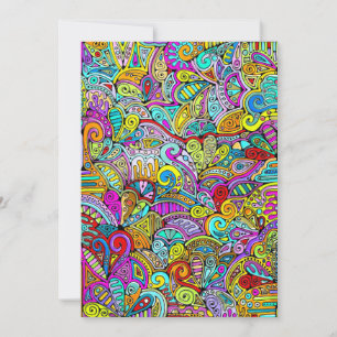 Hand And Digitally Painted Pattern Art 6