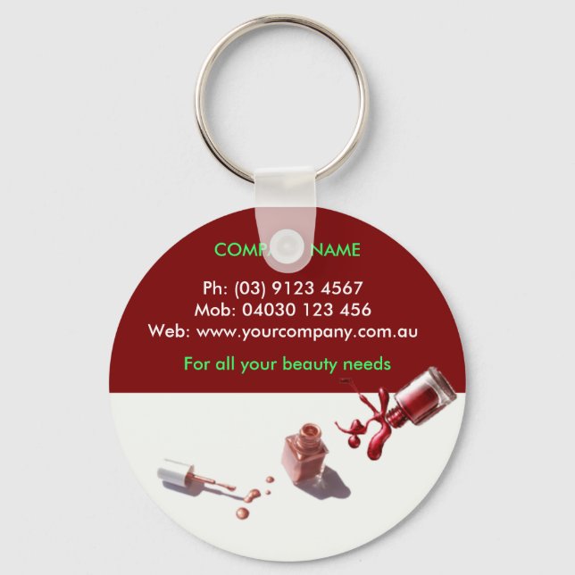 Hand and Nail Keychain (Front)