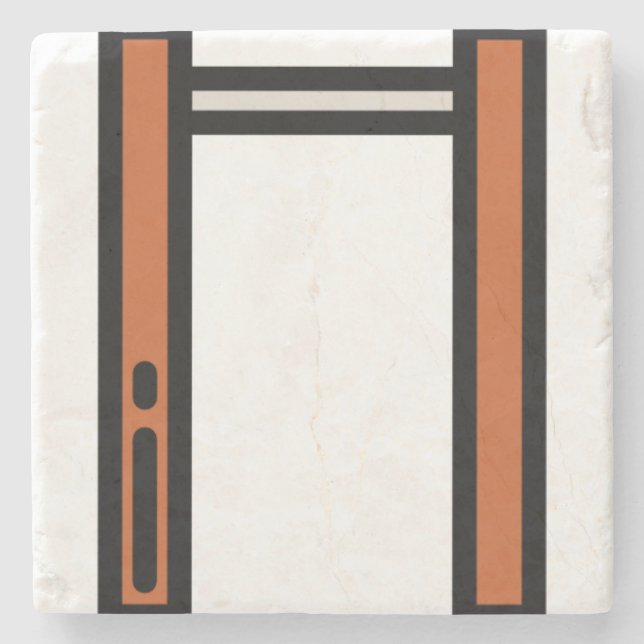 hand-bar stone coaster (Front)