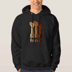 Hand Be Kind Sign Language We Wear Orange For Unit Hoodie